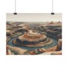 14542790226340846865_2048-1.jpeg Desert Canyon Rolled Poster — Retro Landscape Art Print