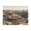 3729848952572013329_2048-1.jpeg Desert Canyon Rolled Poster — Retro Landscape Art Print