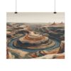 4769576183341197550_2048-1.jpeg Desert Canyon Rolled Poster — Retro Landscape Art Print