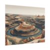 9531374871189720996_2048-1.jpeg Desert Canyon Rolled Poster — Retro Landscape Art Print